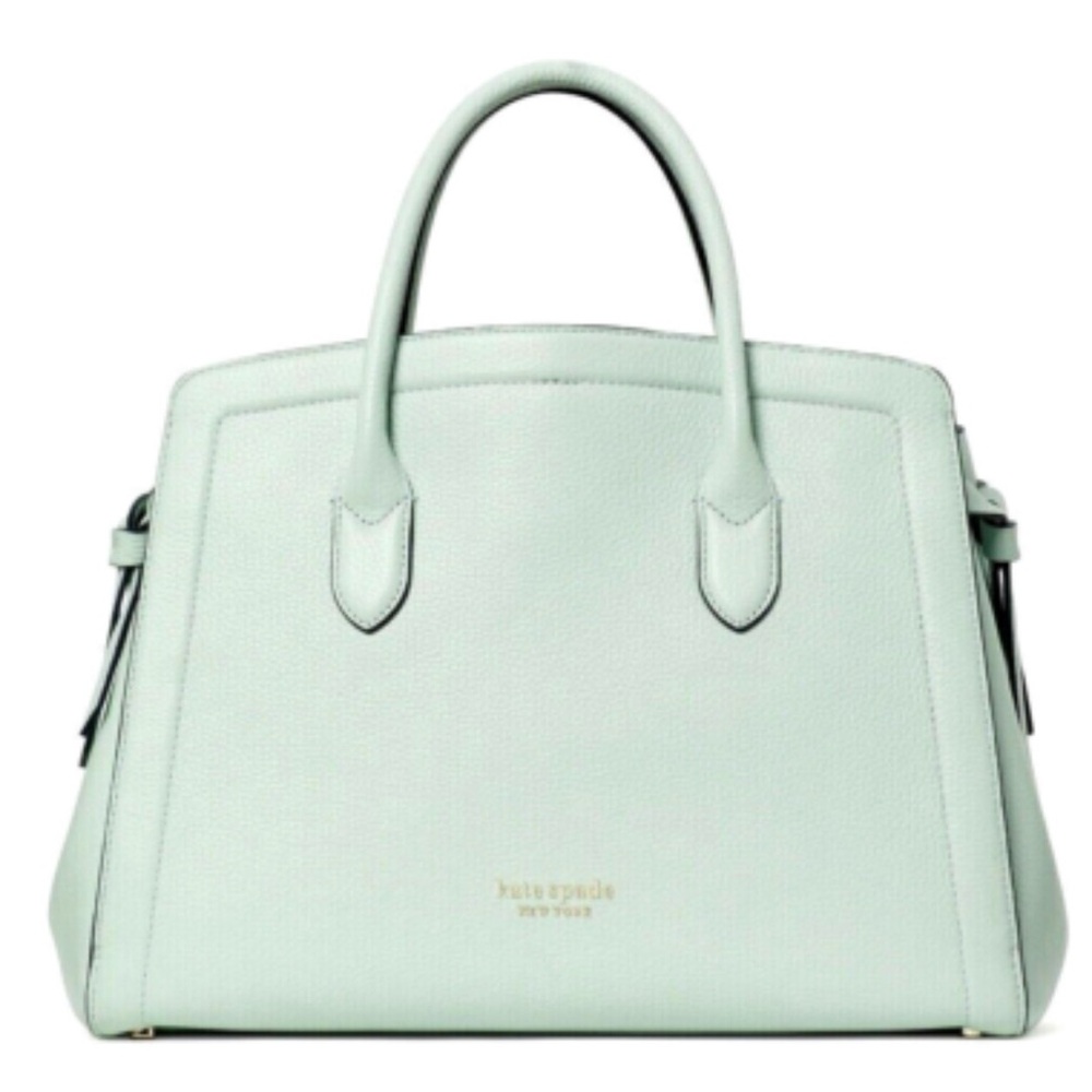 Kate Spade Mint blue large dumpling tote
